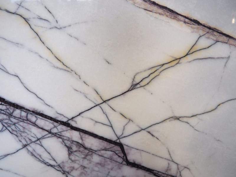 lilac white marble