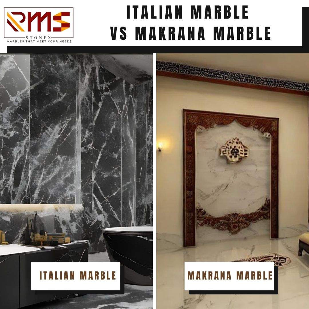 Italian marble vs Makrana marble