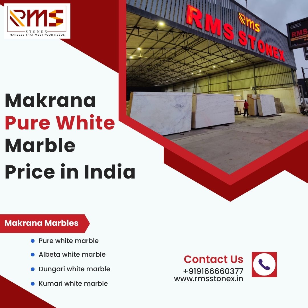Makrana Pure White Marble Price in India