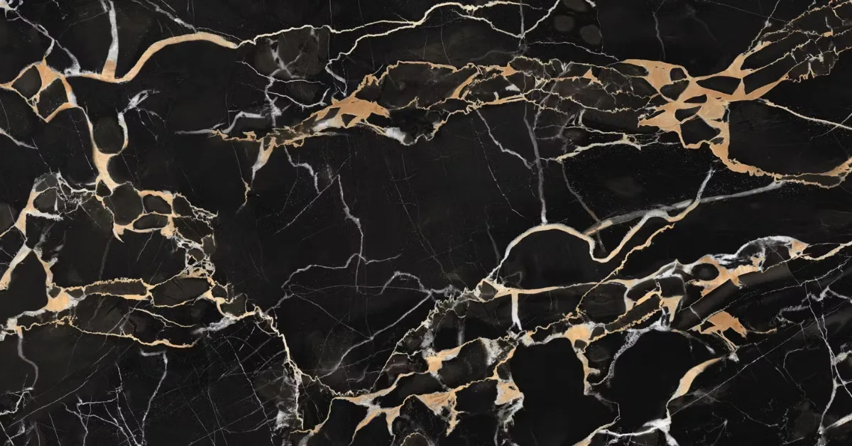 Portoro Marble India — Italian luxury black gold marble
