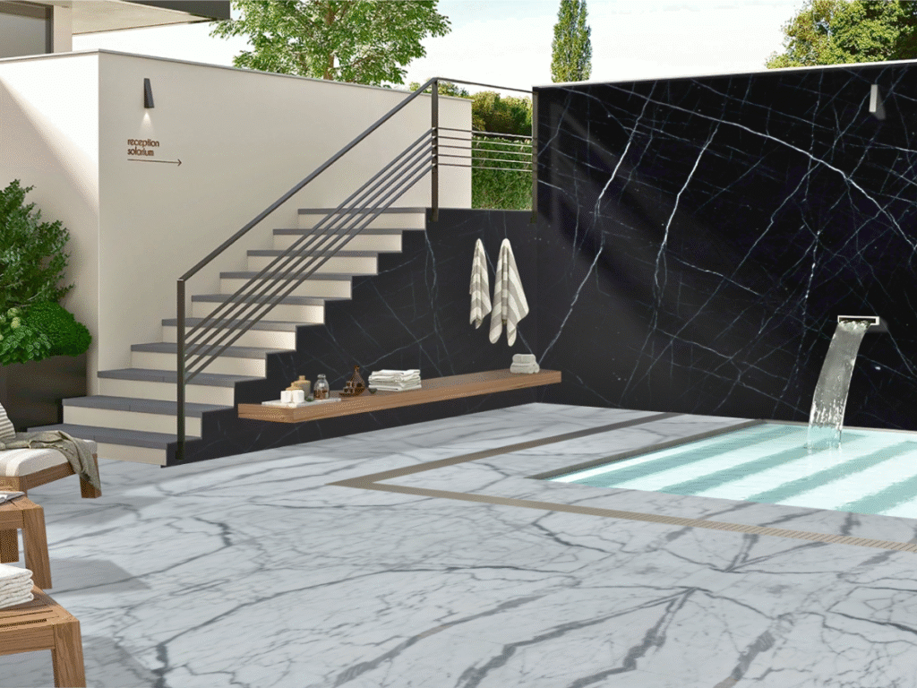 Outdoor Marble Ideas: Stunning Garden Paths, Sit-outs & Entryways