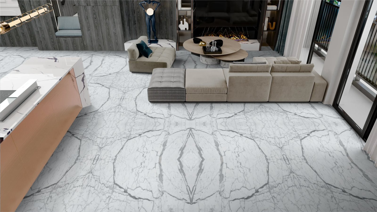 Italian marble after