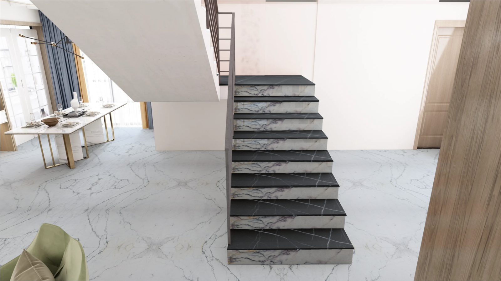 Italian Marble for Stairs