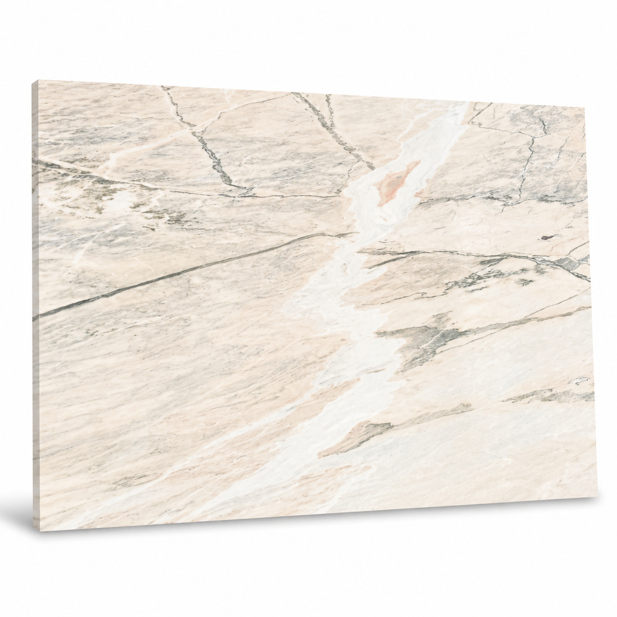 Michelangelo Marble slab — white with grey veining from RMS Stonex